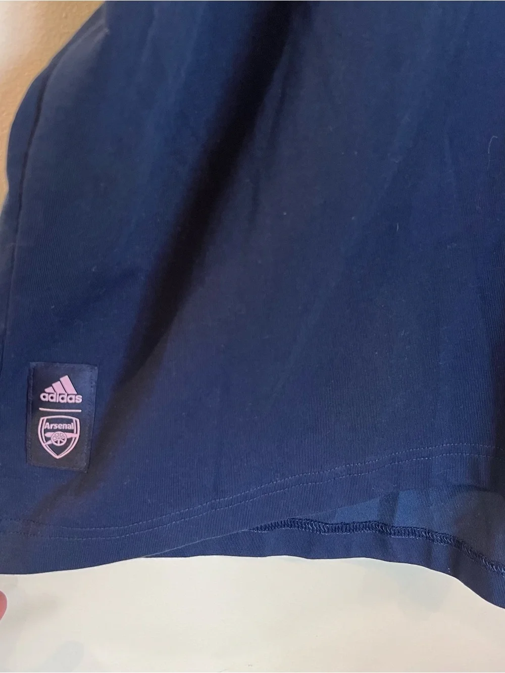 Arsenal adidas Lifestyle T-Shirt Navy Blue Mens Xl Soccer Football Casual